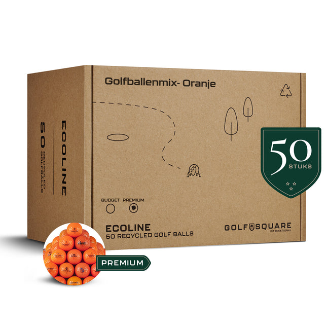 Oranje golfballenmix
