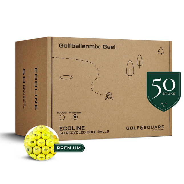 Golfballenmix geel