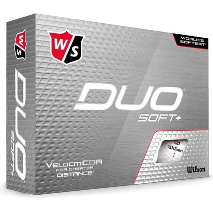 wilson duo soft plus golfballen bedrukken