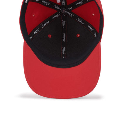 Titutionsist Player Performance Ball Marker Cap - Red Black