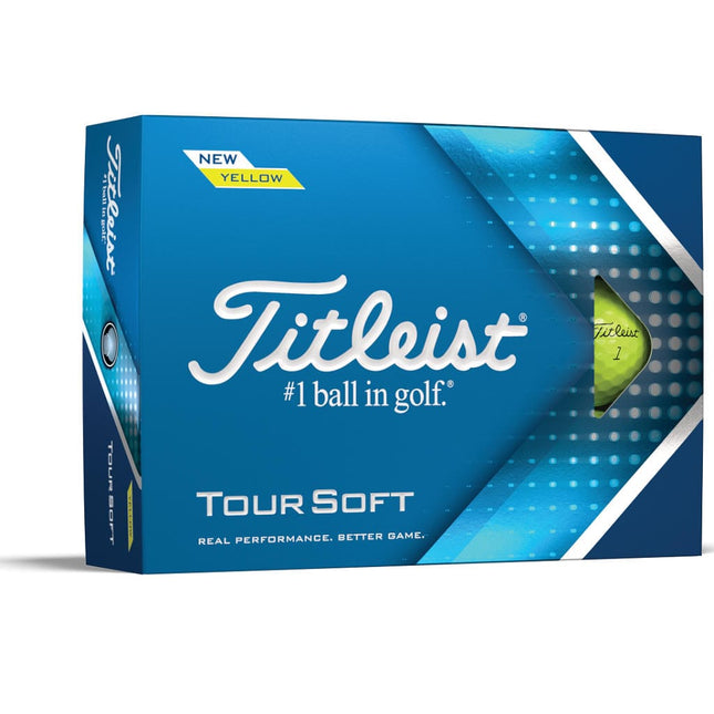 Titleist Tour Soft golfballen geel