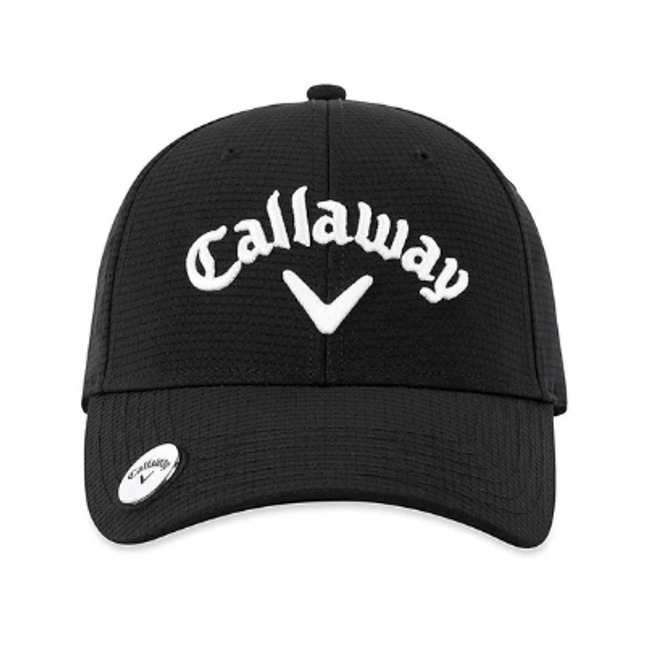 CALLAWAY GOLF STITCH MAGNEET CAP - ZWART