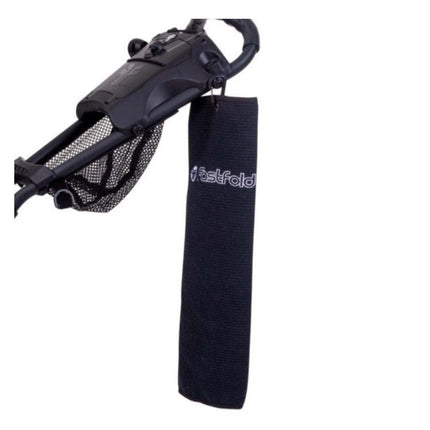 Fastfold Tri Fold Golfhanddoek - Zwart