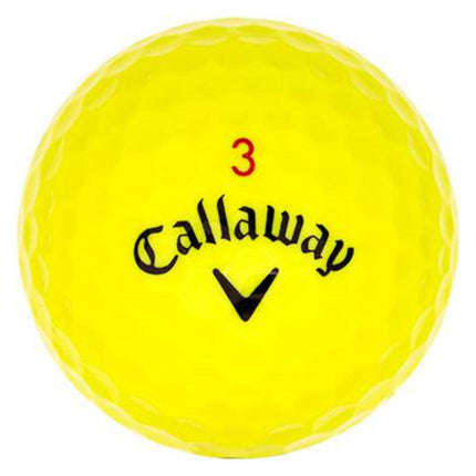 Callaway Chrome Soft Golfballen Geel