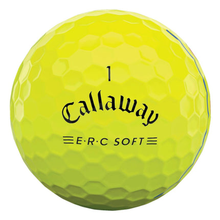 callaway erc soft triple track golfballen geel