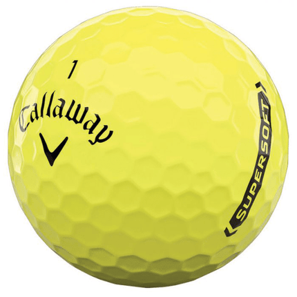 callaway-supersoft-geel-golfbal