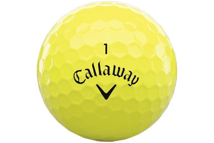 callaway wabird golfbal geel