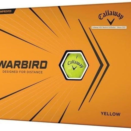 callaway warbird golfballen geel