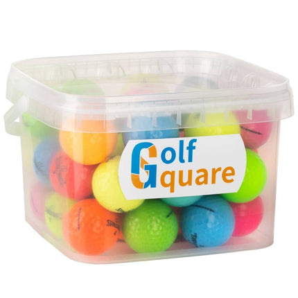 gekleurde golfballen bucket 24