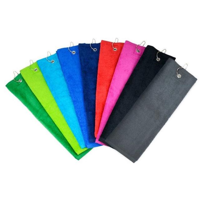 Velor Tri -Fold -Handtuch - verschiedene Farben