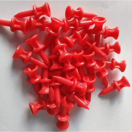 pure plastic step tees 31 mm red