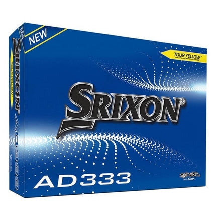 Srixon ad333 golfballen geel bedrukken