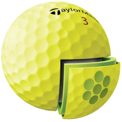 taylormade tour response golfbal geel