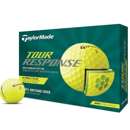 taylormade tour response golfballen geel