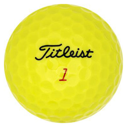 titleist dt trusoft golfballen geel