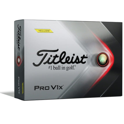 Titleist Pro V1x golfballen geel 12 pack