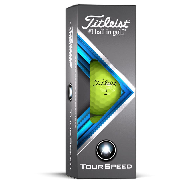 Titleist Tour Speed Golfballen geel sleeve