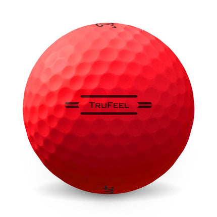 Titleist Trufeel Golfballen matte rood