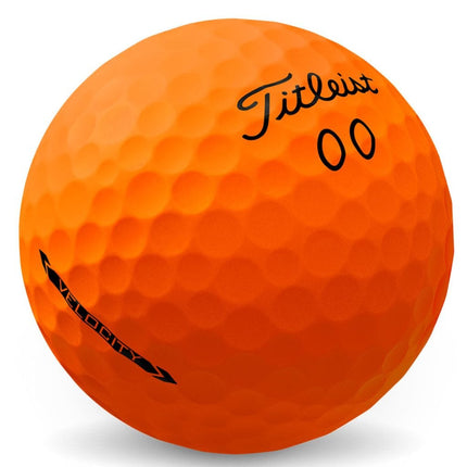 titeist velocity matte oranje golfbal