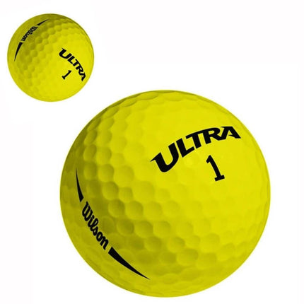 wilson ultra golfbal geel